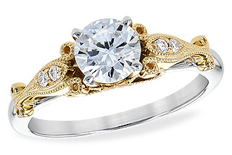 A235-10712: LDS SEMI DIA RG .05 TW