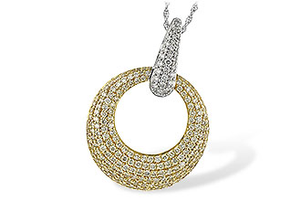 B235-12530: NECK 1.64 YELLOW DIAS 1.90 TW