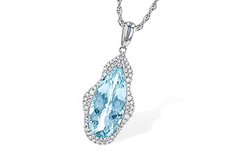 B236-06121: NECK 3.97 AQUAMARINE 4.20 TGW