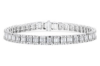 C319-66148: BRACELET 2.72 TW BAGUETTES 4.10 TW