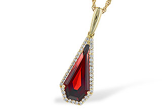 D318-75185: NECK 4.00 GARNET 4.17 TGW