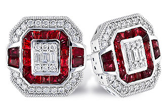 D318-79757: EARR .80 RUBY TW 1.05 TGW