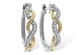 E235-09803: EARRINGS .15 TW