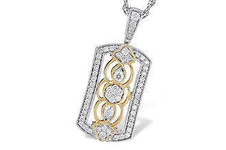 F318-78894: NECKLACE .33 TW