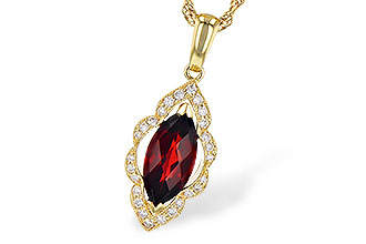 F318-80648: NECK 1.25 GARNET 1.36 TGW