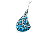H233-32493: NECK 4.81 BLUE TOPAZ 4.94 TGW