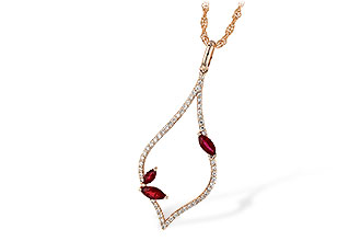 H236-00684: NECK .36 RUBY .56 TGW