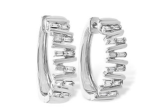 H236-05257: EARR .30 TW BAGUETTE DIAS