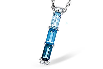 H318-76139: NECK 1.26 BLUE TOPAZ 1.30 TGW
