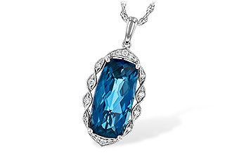 K236-01548: NECK 6.70 LONDON BLUE TOPAZ 6.81 TGW