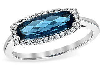 K236-05257: LDS RG 1.79 LONDON BLUE TOPAZ 1.90 TGW