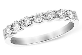 M138-78902: LDS DIA WED RG .50 TW (7 STONES)